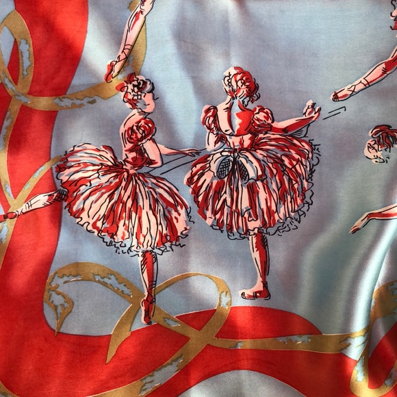 The Dance Silk Hand-rolled Rectangular Scarf - Picture 7 of 10